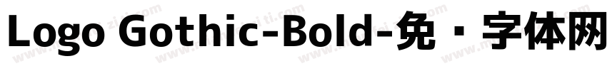 Logo Gothic-Bold字体转换